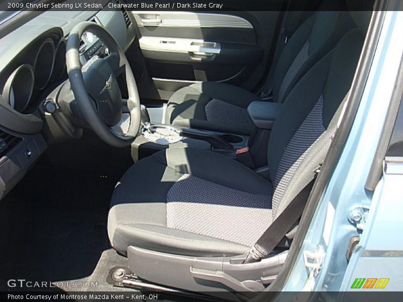 Clearwater Blue Pearl / Dark Slate Gray 2009 Chrysler Sebring LX Sedan