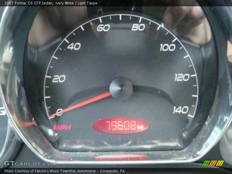Ivory White / Light Taupe 2007 Pontiac G6 GTP Sedan