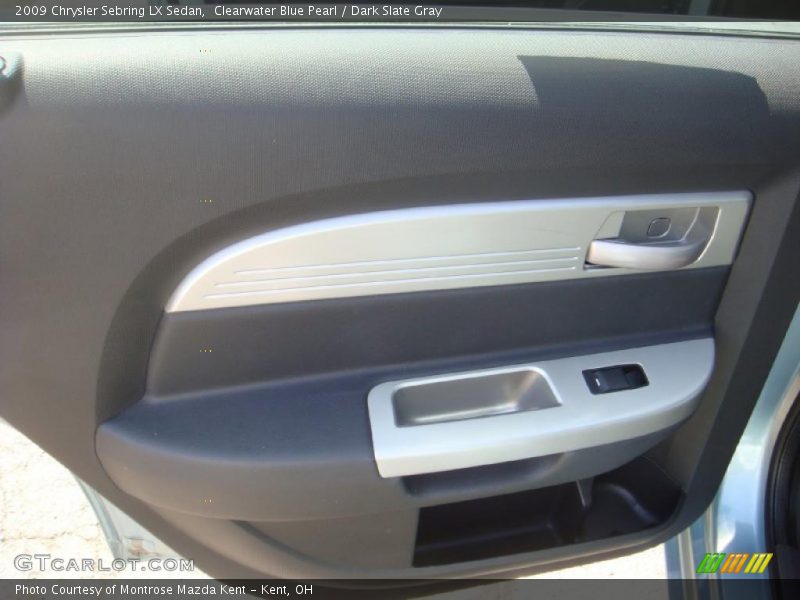Clearwater Blue Pearl / Dark Slate Gray 2009 Chrysler Sebring LX Sedan