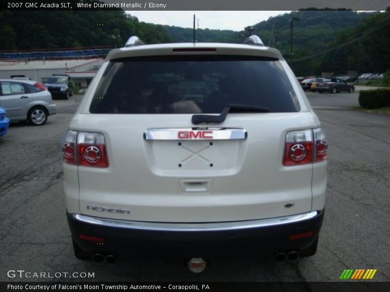 White Diamond Metallic / Ebony 2007 GMC Acadia SLT