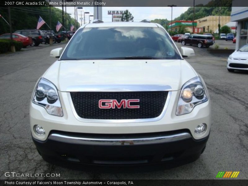 White Diamond Metallic / Ebony 2007 GMC Acadia SLT