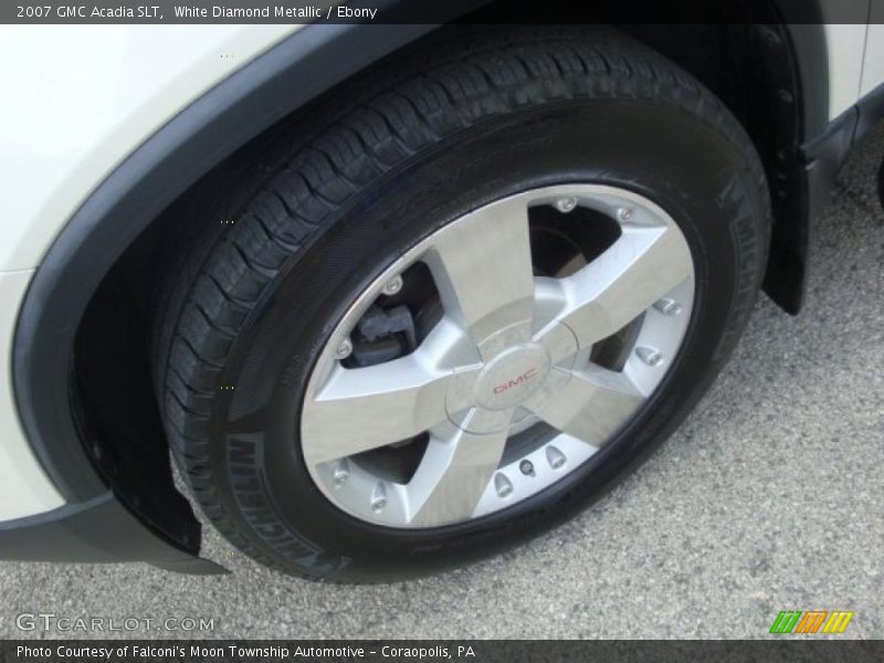 White Diamond Metallic / Ebony 2007 GMC Acadia SLT