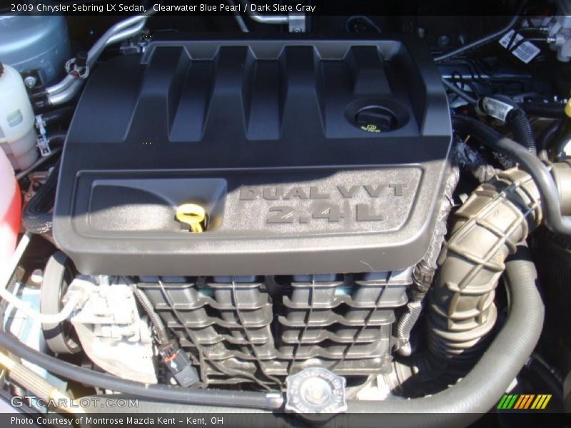 Clearwater Blue Pearl / Dark Slate Gray 2009 Chrysler Sebring LX Sedan