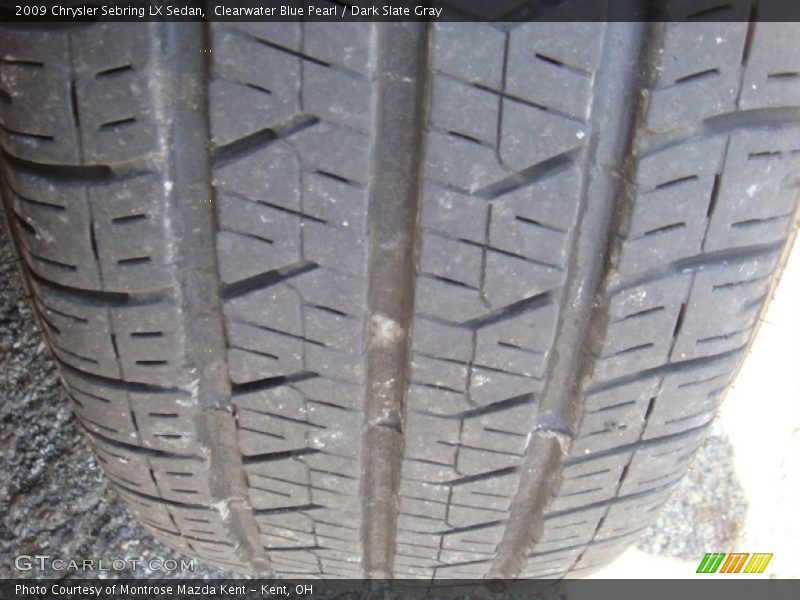 Clearwater Blue Pearl / Dark Slate Gray 2009 Chrysler Sebring LX Sedan