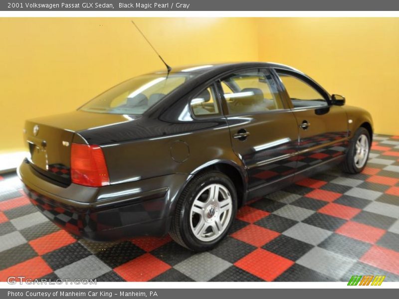 Black Magic Pearl / Gray 2001 Volkswagen Passat GLX Sedan