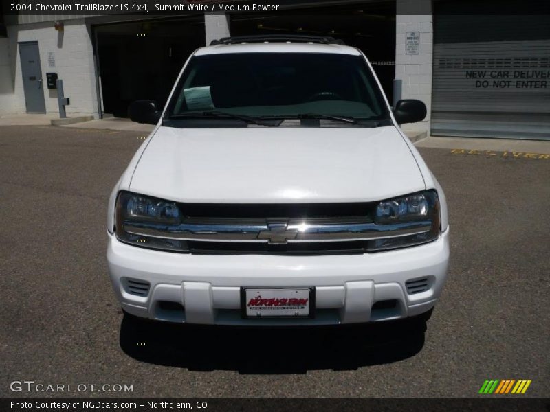 Summit White / Medium Pewter 2004 Chevrolet TrailBlazer LS 4x4