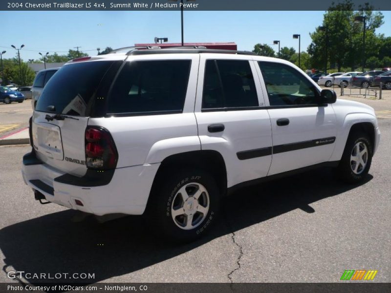Summit White / Medium Pewter 2004 Chevrolet TrailBlazer LS 4x4