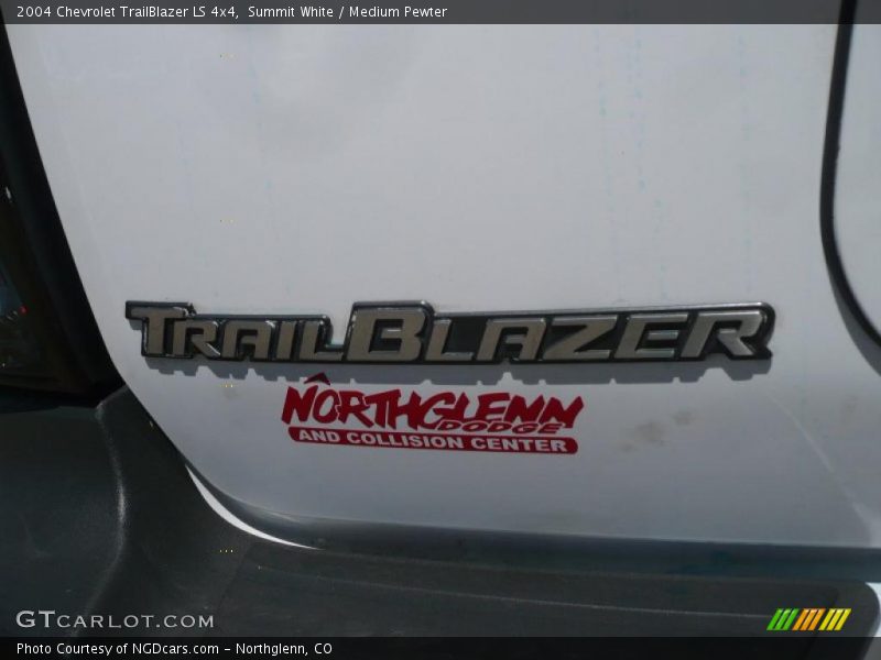 Summit White / Medium Pewter 2004 Chevrolet TrailBlazer LS 4x4