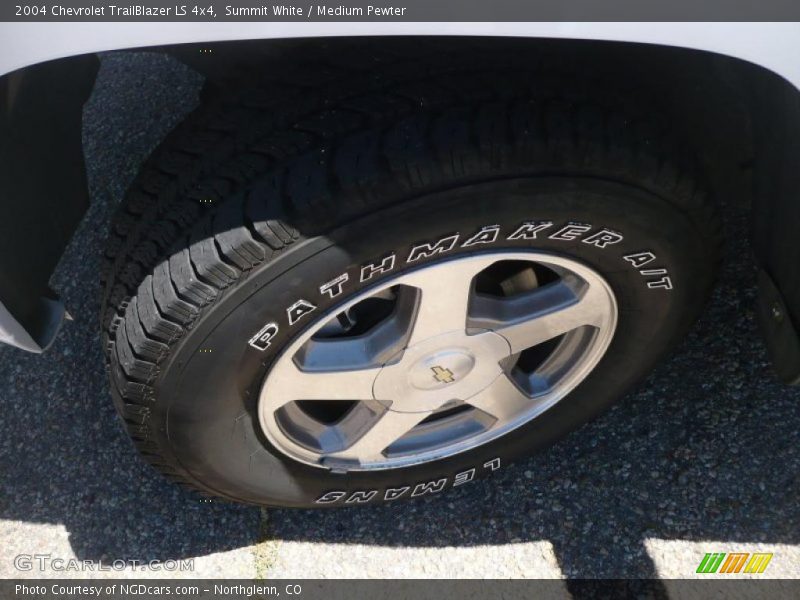Summit White / Medium Pewter 2004 Chevrolet TrailBlazer LS 4x4