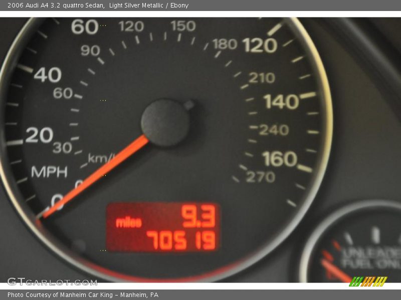 Light Silver Metallic / Ebony 2006 Audi A4 3.2 quattro Sedan