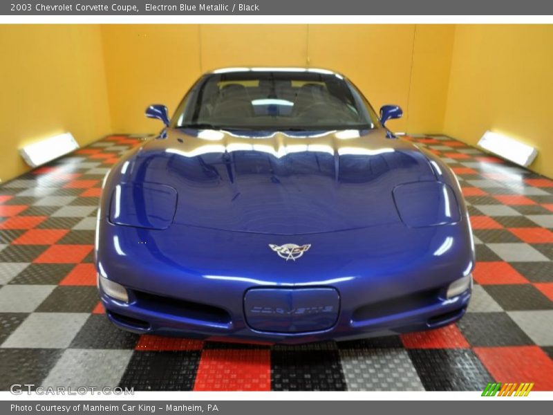 Electron Blue Metallic / Black 2003 Chevrolet Corvette Coupe