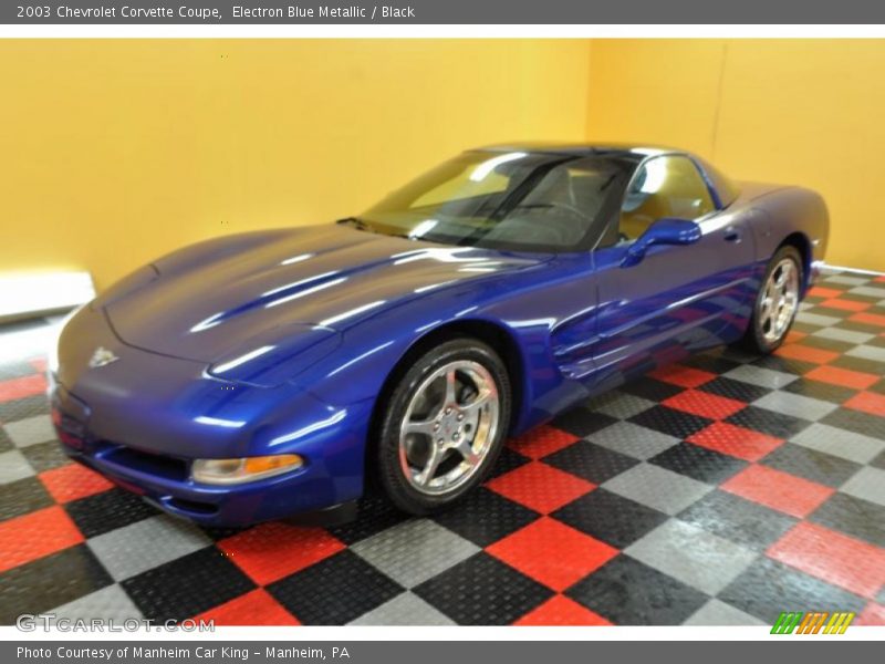 Electron Blue Metallic / Black 2003 Chevrolet Corvette Coupe
