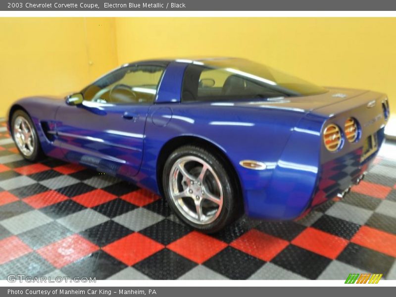 Electron Blue Metallic / Black 2003 Chevrolet Corvette Coupe