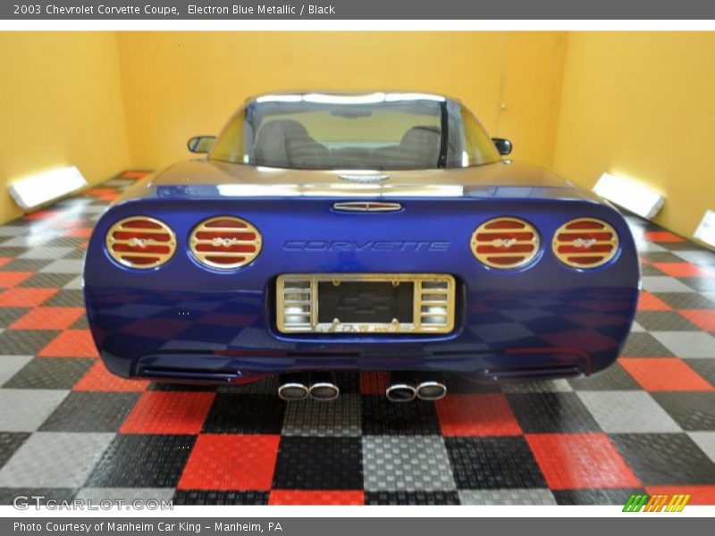 Electron Blue Metallic / Black 2003 Chevrolet Corvette Coupe