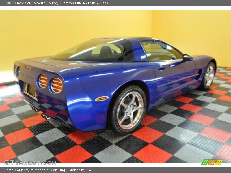 Electron Blue Metallic / Black 2003 Chevrolet Corvette Coupe