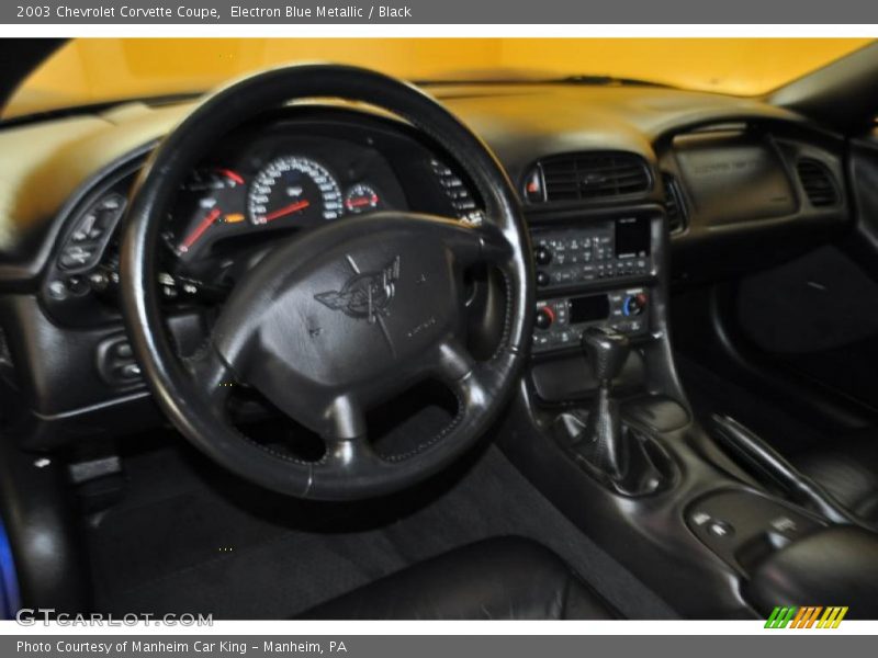 Electron Blue Metallic / Black 2003 Chevrolet Corvette Coupe