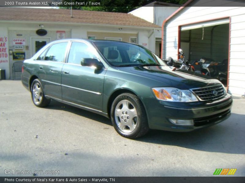 Aspen Green Pearl / Taupe 2003 Toyota Avalon XLS