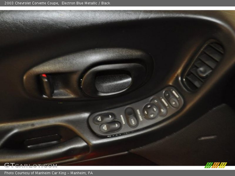 Electron Blue Metallic / Black 2003 Chevrolet Corvette Coupe