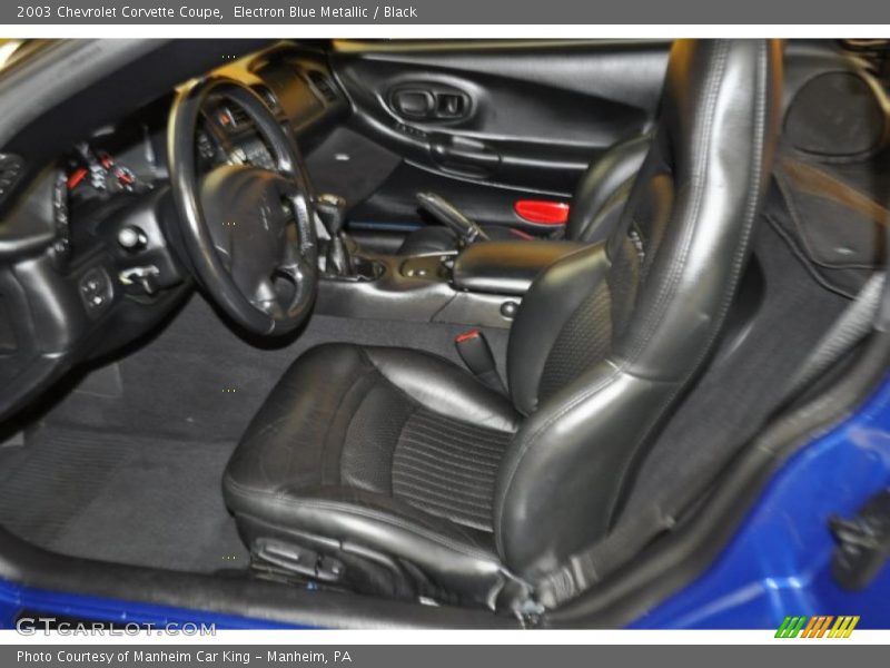 Electron Blue Metallic / Black 2003 Chevrolet Corvette Coupe