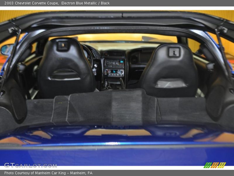 Electron Blue Metallic / Black 2003 Chevrolet Corvette Coupe