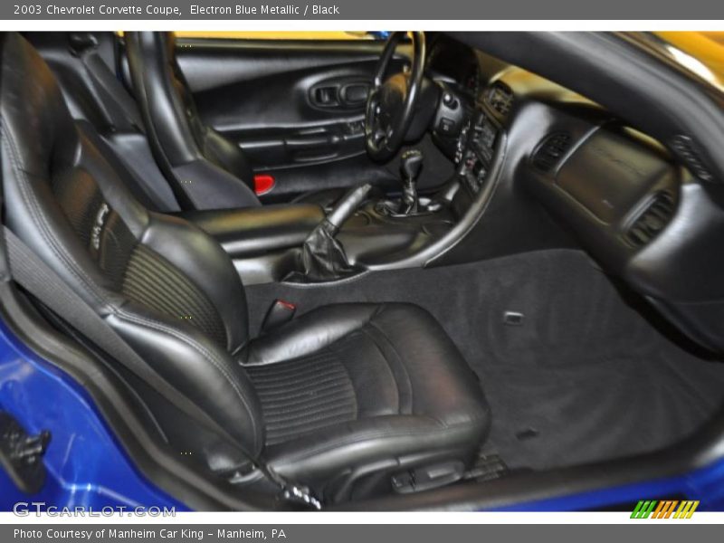 Electron Blue Metallic / Black 2003 Chevrolet Corvette Coupe