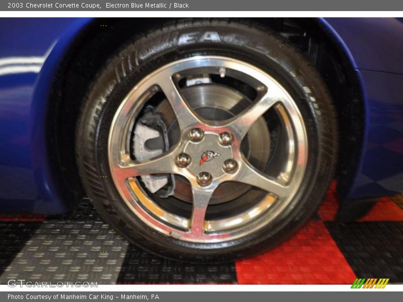 Electron Blue Metallic / Black 2003 Chevrolet Corvette Coupe