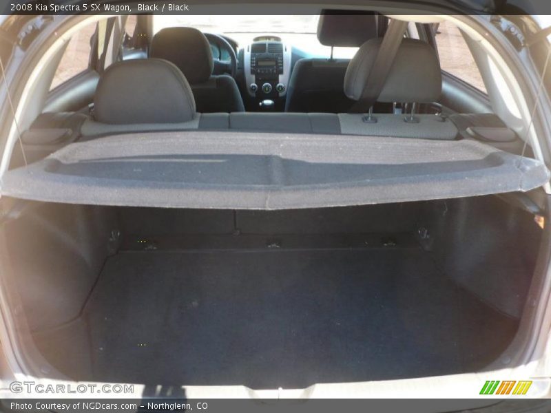 Black / Black 2008 Kia Spectra 5 SX Wagon