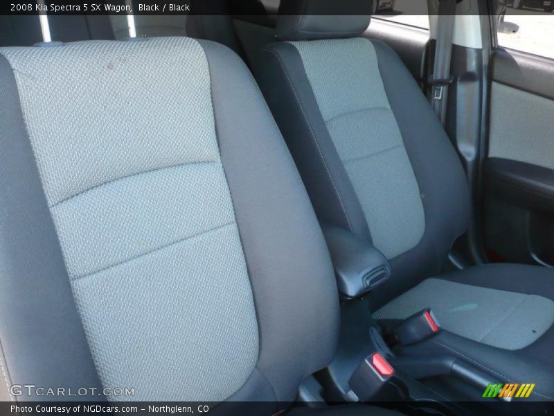 Black / Black 2008 Kia Spectra 5 SX Wagon