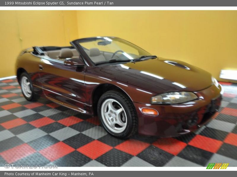 Sundance Plum Pearl / Tan 1999 Mitsubishi Eclipse Spyder GS