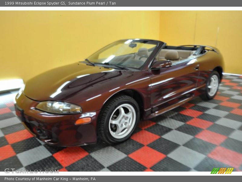 Sundance Plum Pearl / Tan 1999 Mitsubishi Eclipse Spyder GS