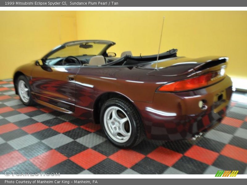 Sundance Plum Pearl / Tan 1999 Mitsubishi Eclipse Spyder GS