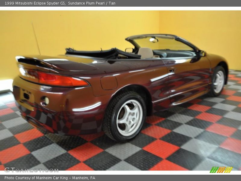 Sundance Plum Pearl / Tan 1999 Mitsubishi Eclipse Spyder GS