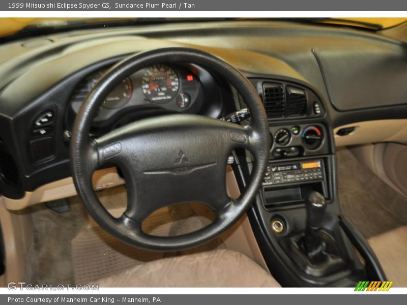 Sundance Plum Pearl / Tan 1999 Mitsubishi Eclipse Spyder GS