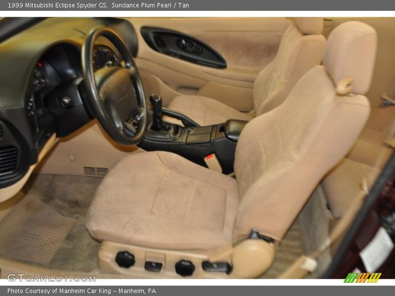 Sundance Plum Pearl / Tan 1999 Mitsubishi Eclipse Spyder GS