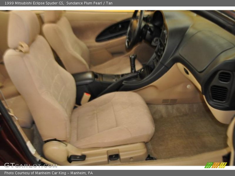 Sundance Plum Pearl / Tan 1999 Mitsubishi Eclipse Spyder GS