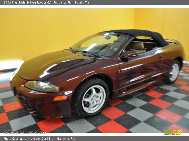Sundance Plum Pearl / Tan 1999 Mitsubishi Eclipse Spyder GS