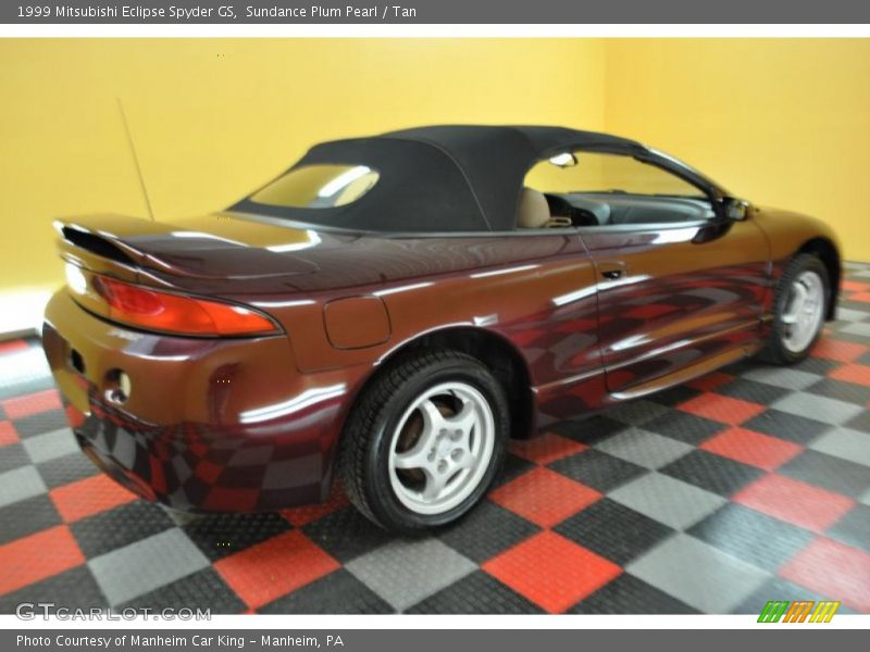 Sundance Plum Pearl / Tan 1999 Mitsubishi Eclipse Spyder GS