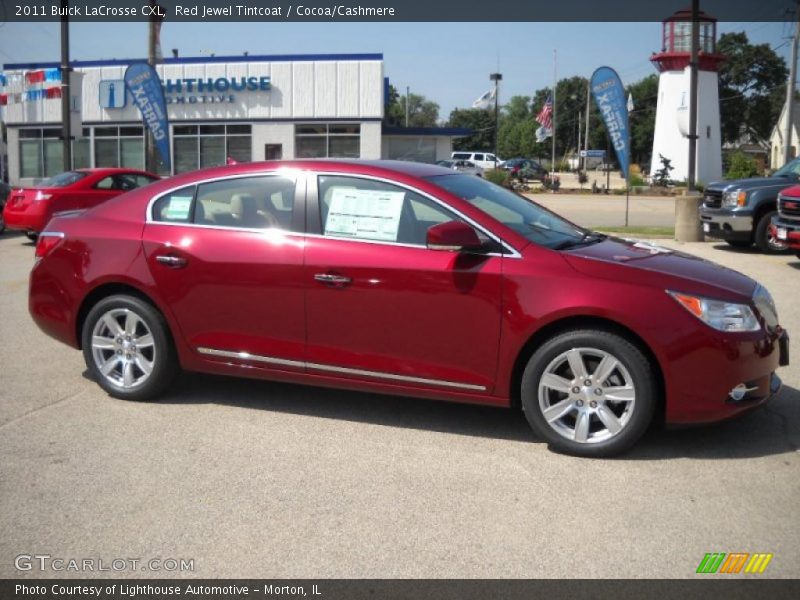 Red Jewel Tintcoat / Cocoa/Cashmere 2011 Buick LaCrosse CXL