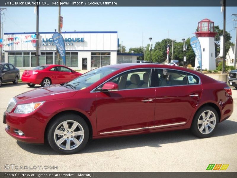 Red Jewel Tintcoat / Cocoa/Cashmere 2011 Buick LaCrosse CXL