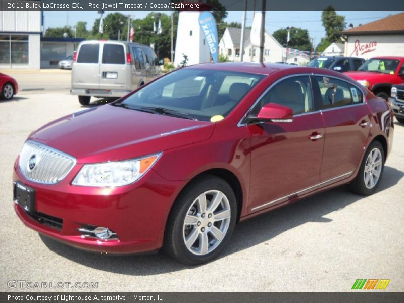 Red Jewel Tintcoat / Cocoa/Cashmere 2011 Buick LaCrosse CXL