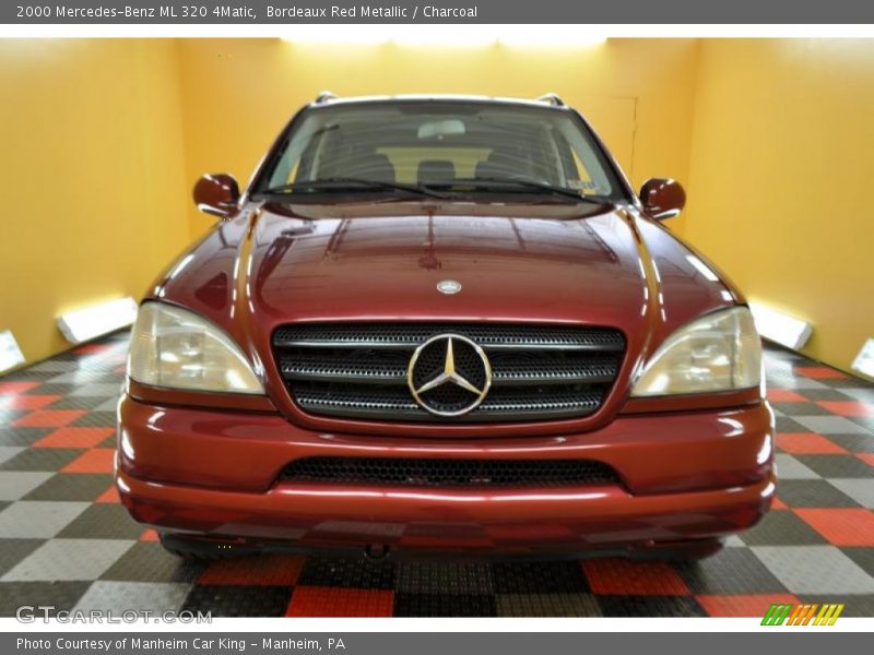 Bordeaux Red Metallic / Charcoal 2000 Mercedes-Benz ML 320 4Matic