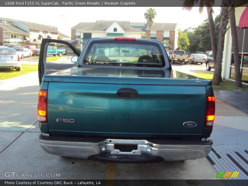 Pacific Green Metallic / Medium Graphite 1998 Ford F150 XL SuperCab