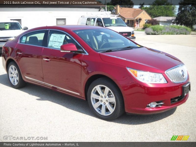Red Jewel Tintcoat / Cocoa/Cashmere 2011 Buick LaCrosse CXL