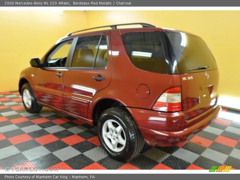 Bordeaux Red Metallic / Charcoal 2000 Mercedes-Benz ML 320 4Matic