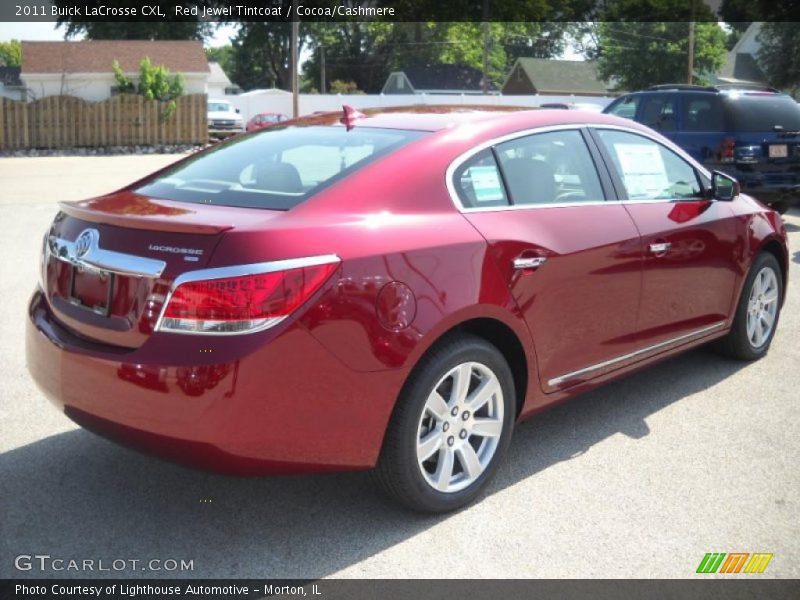 Red Jewel Tintcoat / Cocoa/Cashmere 2011 Buick LaCrosse CXL