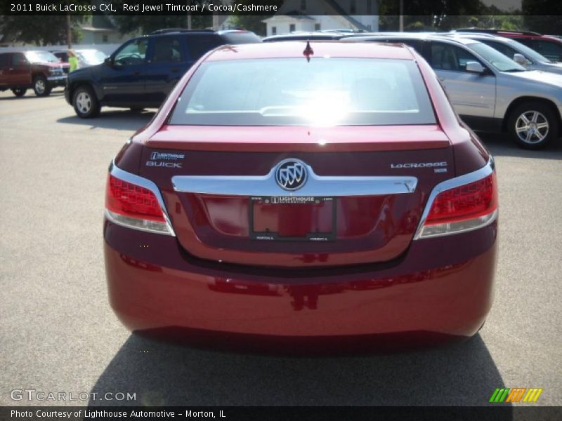 Red Jewel Tintcoat / Cocoa/Cashmere 2011 Buick LaCrosse CXL