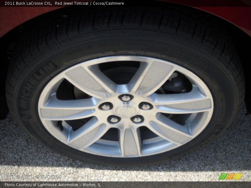 Red Jewel Tintcoat / Cocoa/Cashmere 2011 Buick LaCrosse CXL