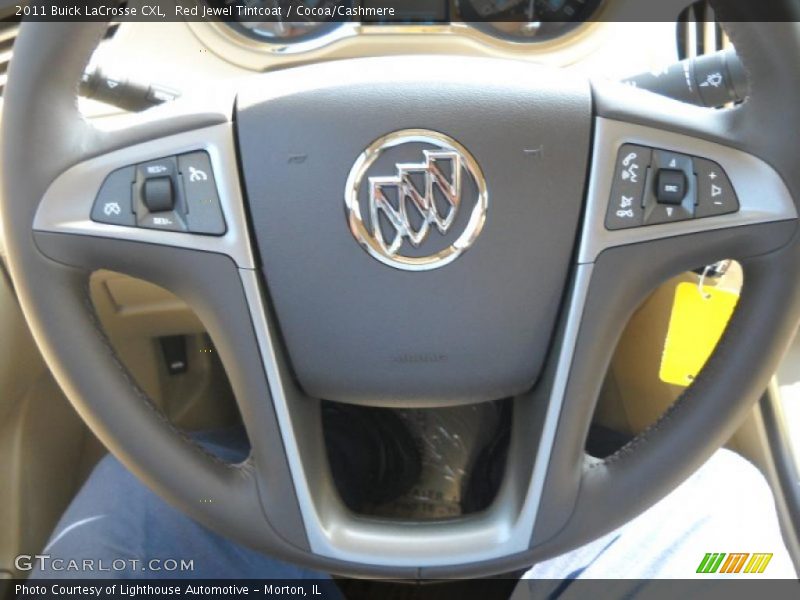 Red Jewel Tintcoat / Cocoa/Cashmere 2011 Buick LaCrosse CXL