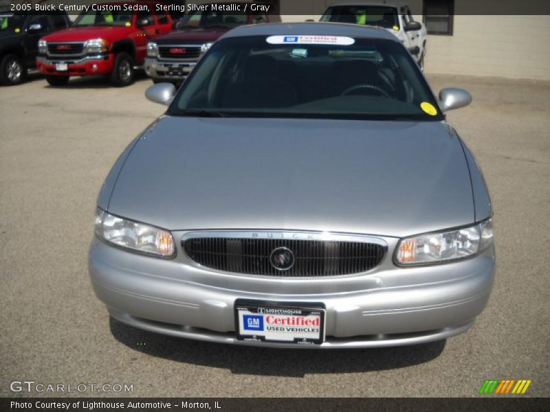 Sterling Silver Metallic / Gray 2005 Buick Century Custom Sedan