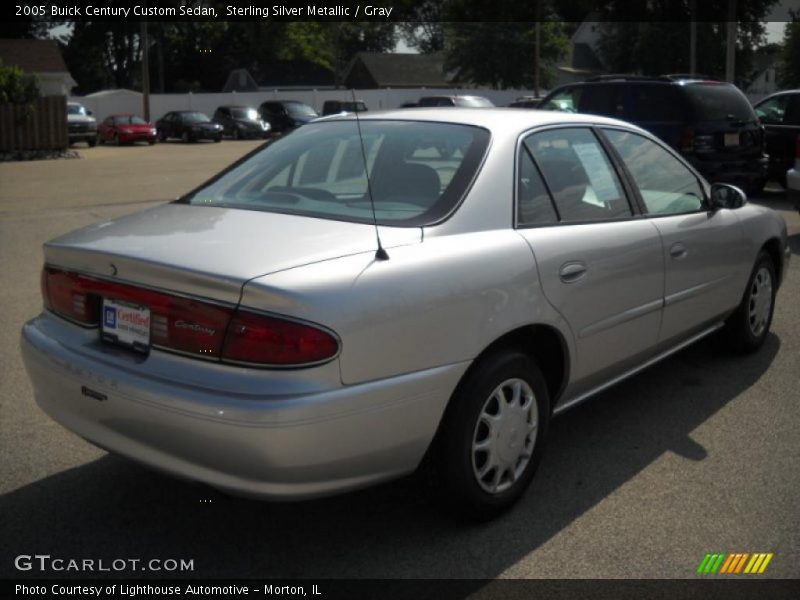 Sterling Silver Metallic / Gray 2005 Buick Century Custom Sedan